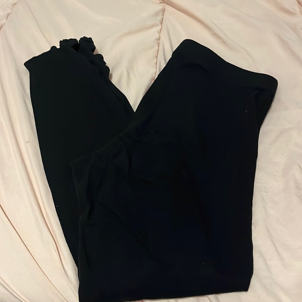 Old Navy knotted hem black leggings